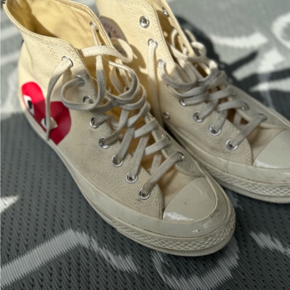 comme des garçons play x high top converse - Picture 4 of 5